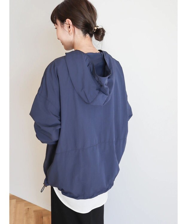 AMERICAN HOLIC ポケッタブル撥水加工アノラックパーカー Navy