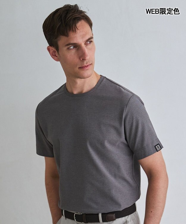 GOTAIRIKU キングサイズ登場【サラサラ/高通気】仕事で着られる 鹿の子 BIZ Tシャツ ダークブラウン/WEB限定/26年新色