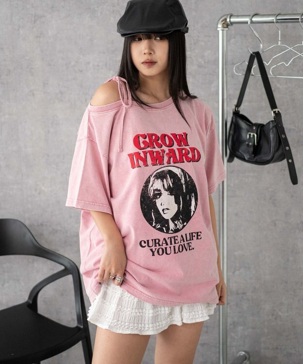 WEGO ２WAYグラフィックワンショルBIGT 柄7