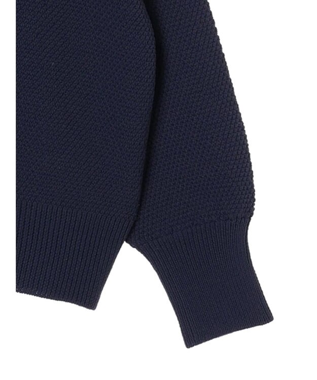 Green Parks ２ｗａｙ　パール釦ニットプルオーバー Dark Navy