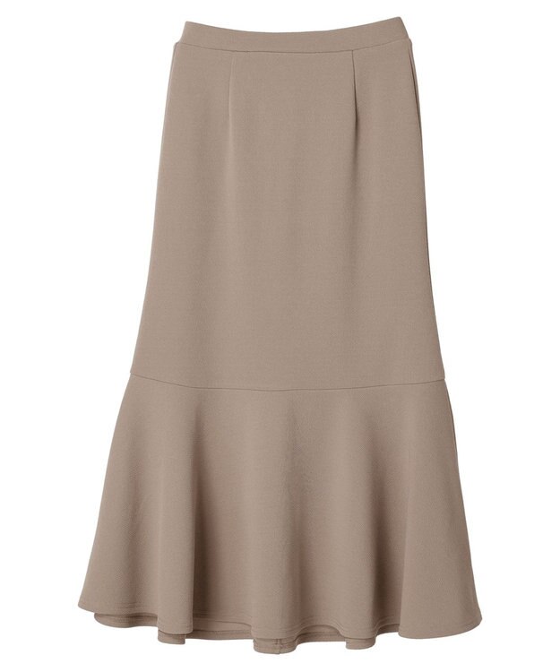 Green Parks カットＪＱマーメイドスカート Gray Beige