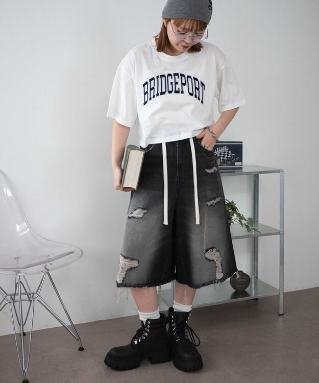 WEGO 【SMサイズ展開】ロゴショートT ホワイト