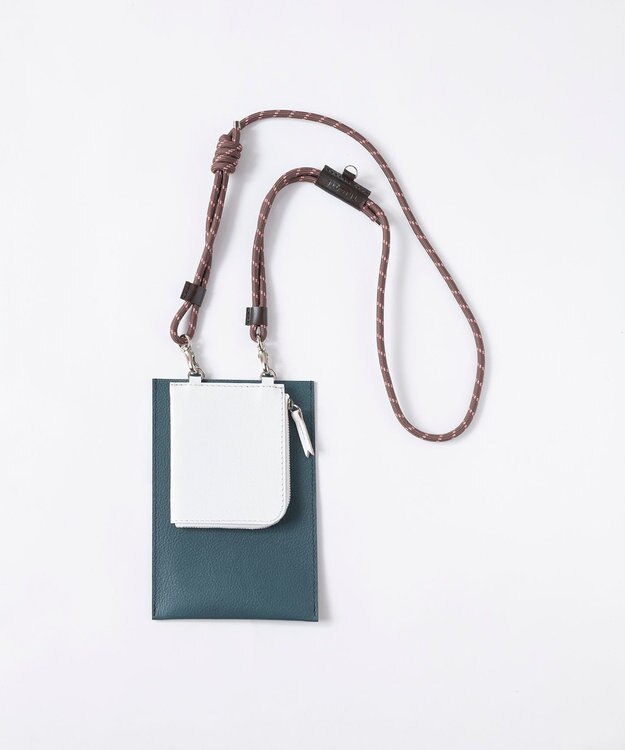 TRICOTE MIX MATCH LEATHER BAG／ミックスマッチレザーバック 96WHITEMIX