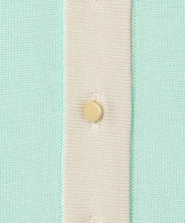 自由区 L 【アンサンブル対応・洗える】シャインハイゲージ カーディガン ミント