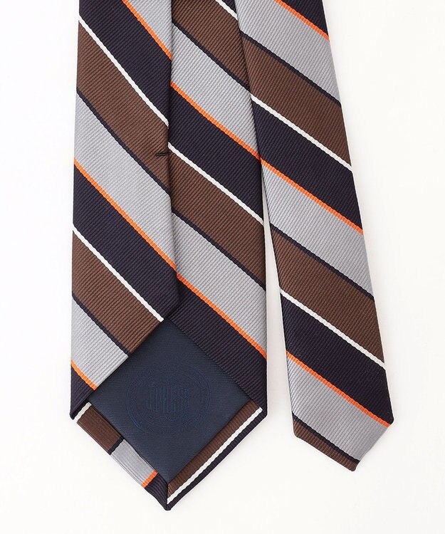 J.PRESS MEN オーセンティック / レジメンタル ネクタイ ダークブラウン系2