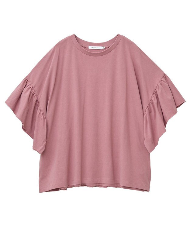 AMERICAN HOLIC バックフリル半袖プルオーバー Pink