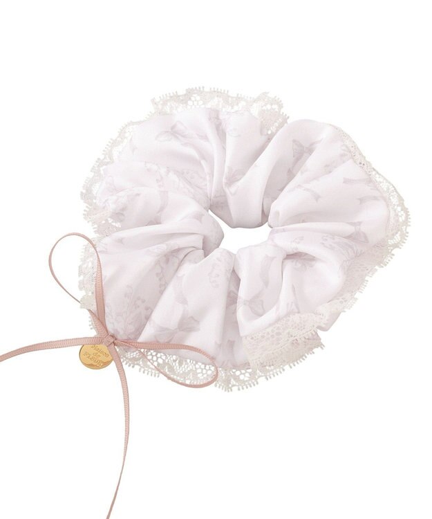 Maison de FLEUR すずらんプリントシュシュ Grayish Pink