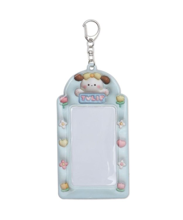 WEGO 【痛バ＆推し活グッズ】ぷっくりアニマルカードホルダーキーホルダー サックス