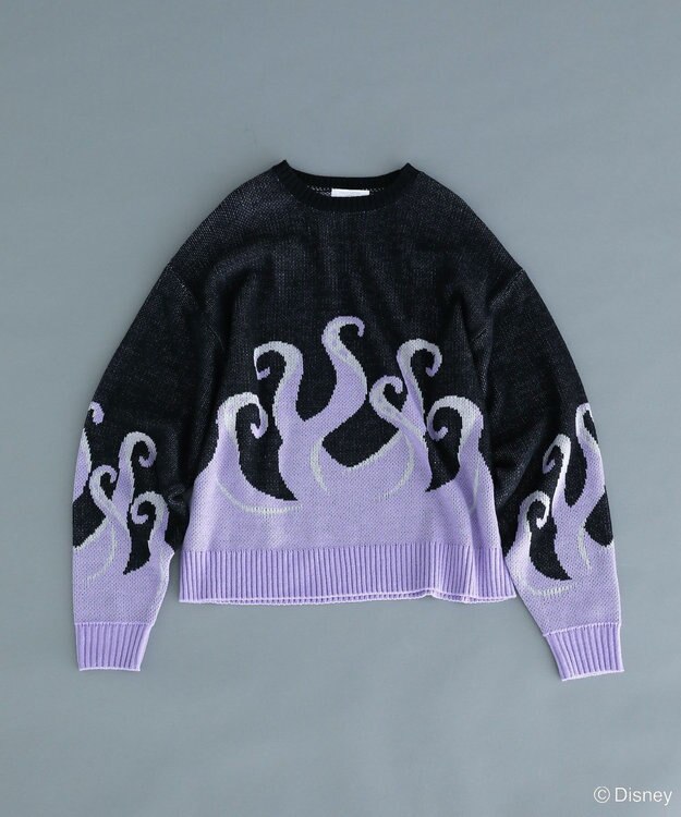 Green Parks VILLAINS/アースラ/ジャガードニット Purple