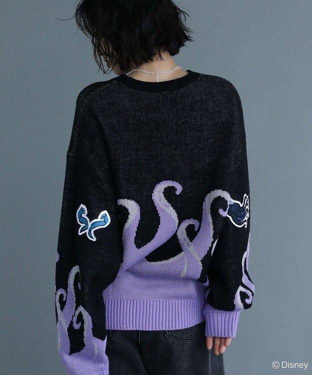 Green Parks VILLAINS/アースラ/ジャガードニット Purple