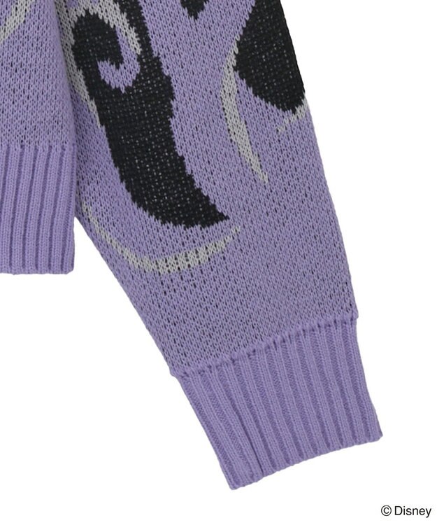 Green Parks VILLAINS/アースラ/ジャガードニット Purple