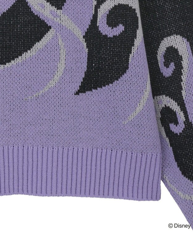 Green Parks VILLAINS/アースラ/ジャガードニット Purple