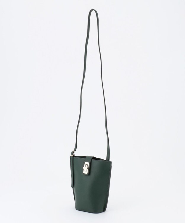 23区 アウトシームポシェット ダークグリーン系