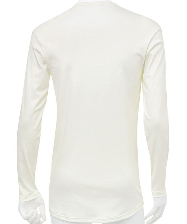 WACOAL MEN WACOAL MEN あったかインナー クルーネック 10分袖 綿100％ 保温性 やわらかさが続く 静電気が起こりにくい 毛玉になりにくい 後裾長め設計 WL6102 /ワコールメン アイボリー