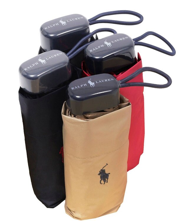 MOONBAT 【WEB限定セット/UV遮蔽率100％】POLO RALPH LAUREN （ポロ ラルフローレン）サコッシュ付き 晴雨兼用 折りたたみ傘 ポロポニー ローズピンク