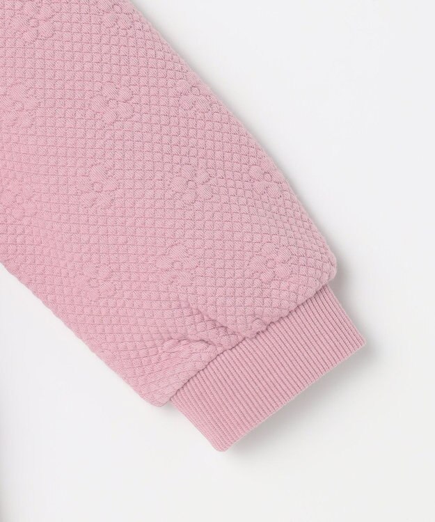 組曲 KIDS 【90-100㎝】フラワーキルト トレーナー ラベンダー