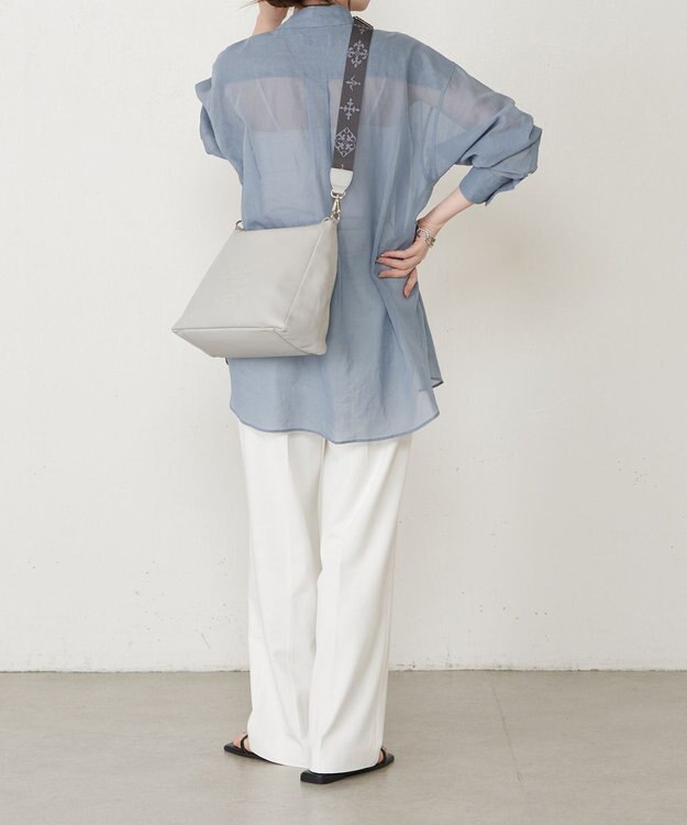 russet エンボスモノグラム2WAYショルダーバッグ(CE-1692) L.Gray