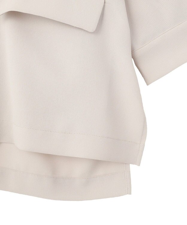 YECCA VECCA 【マシンウォッシャブル】シアージャケット Gray Beige