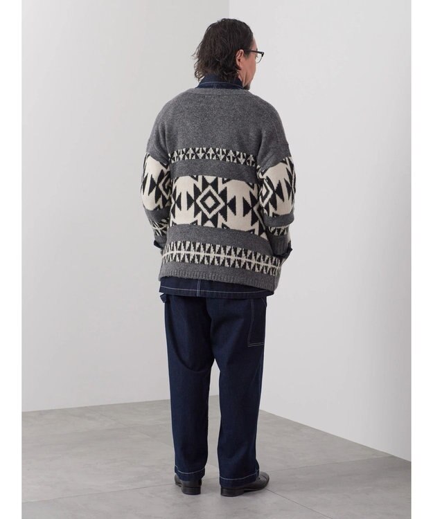 CRAFT STANDARD BOUTIQUE 【男女兼用】オルテガ柄カーディガン Gray