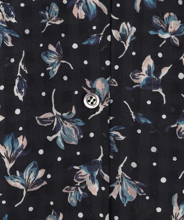 組曲 S フラワードットプリント ブラウス ブラック系5