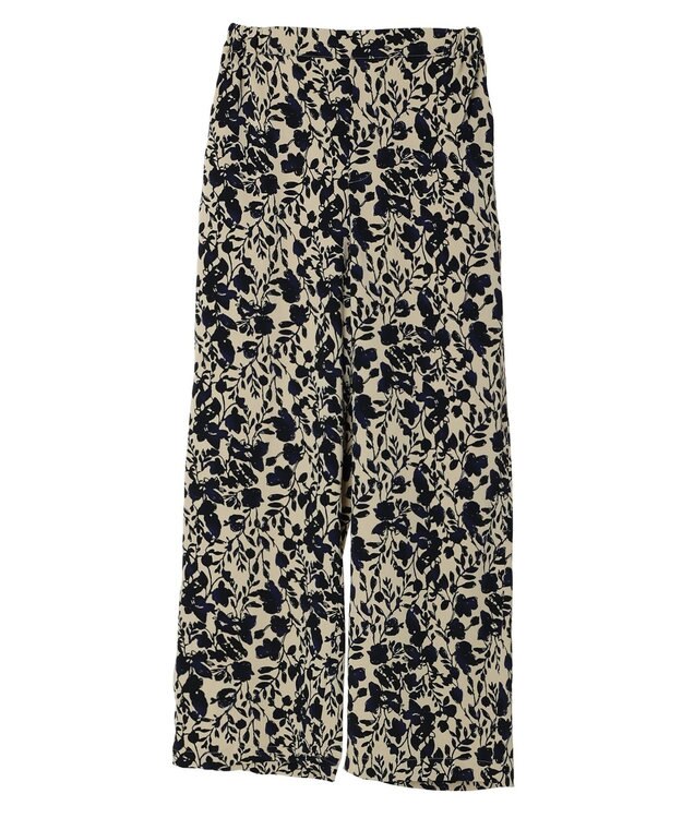 AMERICAN HOLIC イージーケア＋接触冷感プリントリラックスパンツ Beige