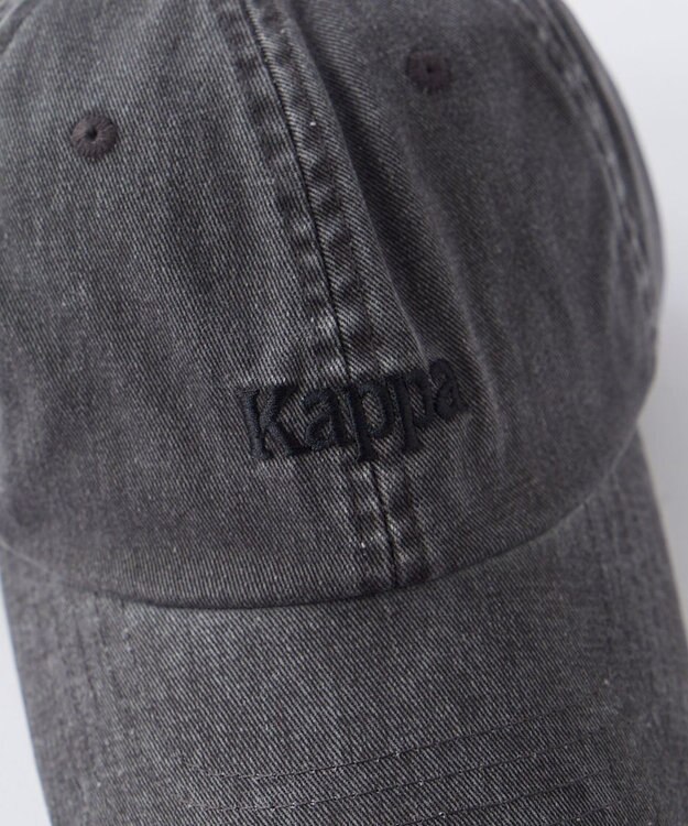 OP／FILA 【Kappa】ロゴ ヴィンテージ風キャップ ブラック