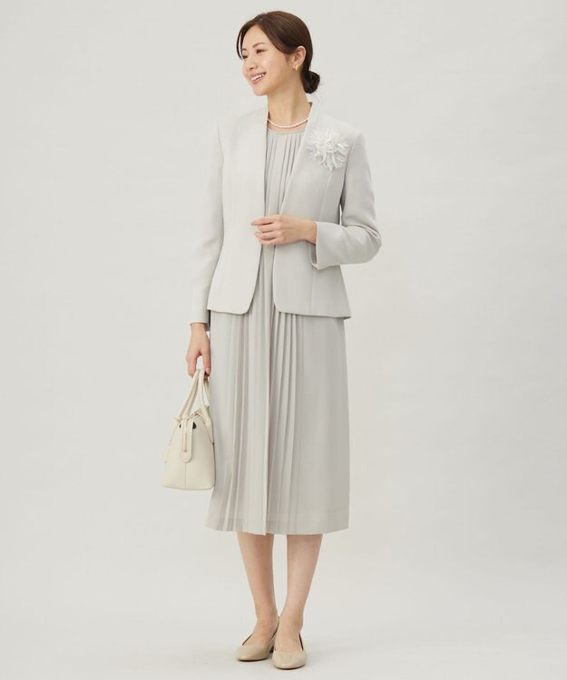 J.PRESS LADIES 【WEB限定カラーあり・撥水加工】キャップ パンプス ベージュ系