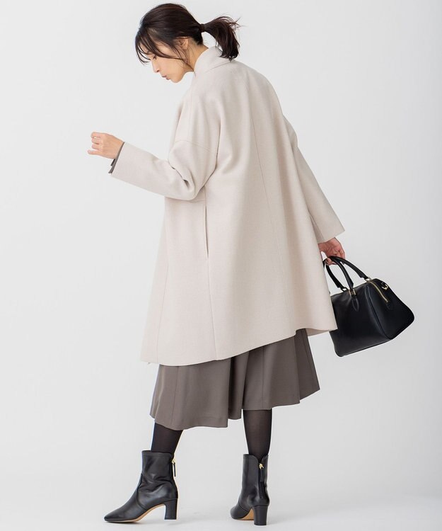 23区 L コンプレストパイル コーディガン ライトベージュ系