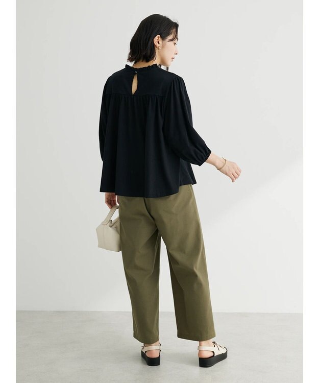 Green Parks Ｂ．スモッキングカットプルオーバー Red