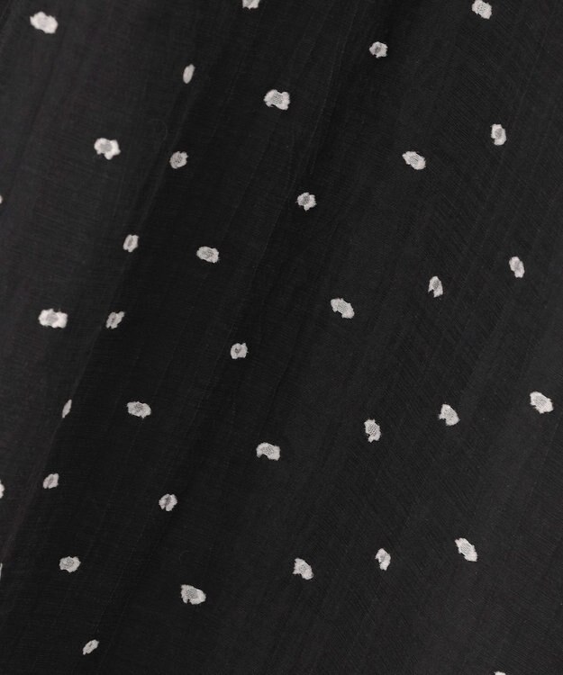 組曲 S 【先行予約・Flower Collection】フラワードット ブラウス ブラック系