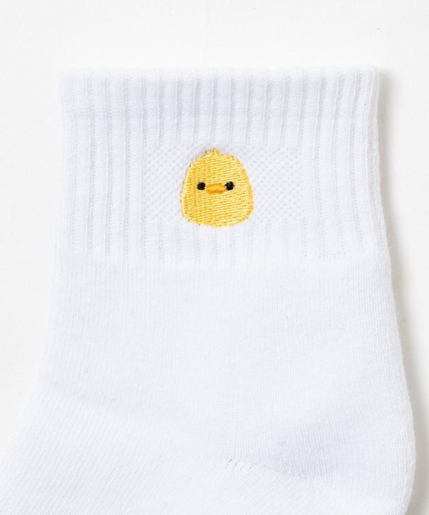 WEGO アニマル刺繍ワンポイントソックス 柄7