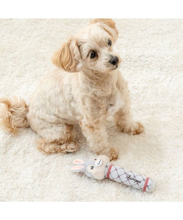 PET PARADISE ディズニー バンビ とんすけ ダンベル トイ グレー