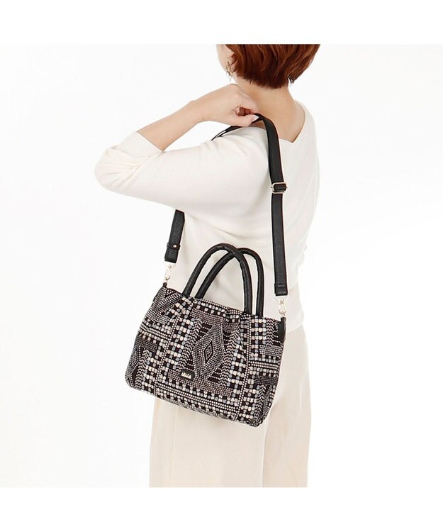 IBIZA ディーア　2WAYバッグ ライトグレー