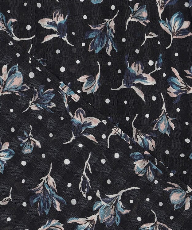 組曲 S フラワードットプリント ブラウス ブラック系5