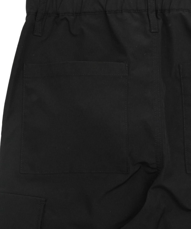 WEGO 【MLサイズ展開】2WAYリップストップカーゴパンツ ブラック