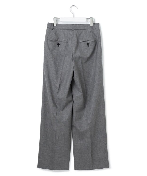 23区 【セットアップ対応】ラフィーネウール ワイドパンツ ライトグレー系