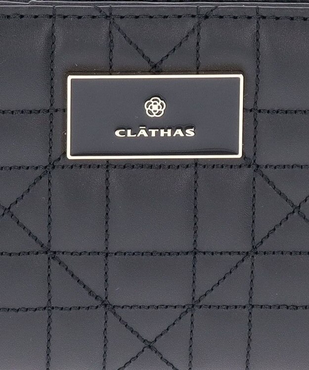 CLATHAS セレナ ファスナー二つ折り財布 ブラック