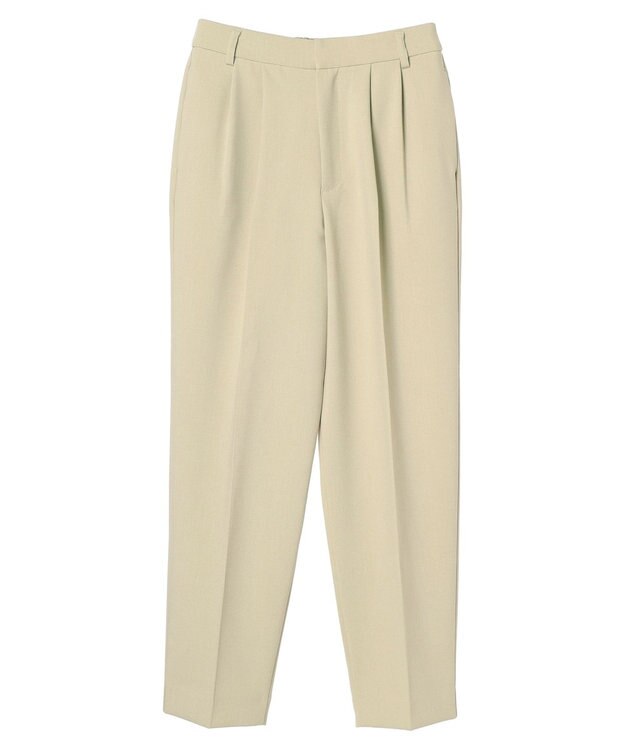 YECCA VECCA タックテーパードパンツ② Black