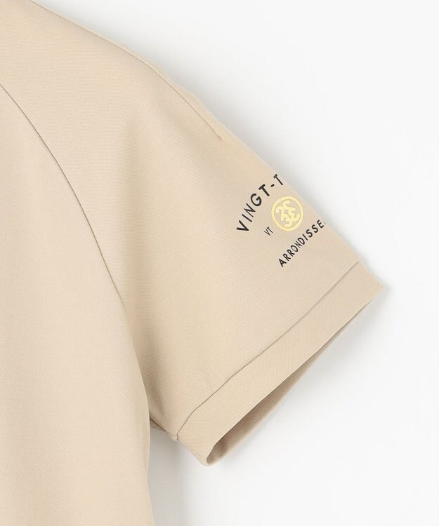 23区GOLF 【辻梨恵プロ着用】モックネックシャツ ベージュ系