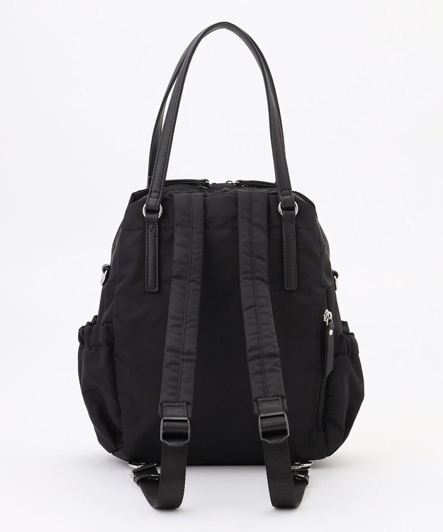 LA BAGAGERIE 【MONICA】ポーチ付き4WAYリュックサック ブラック