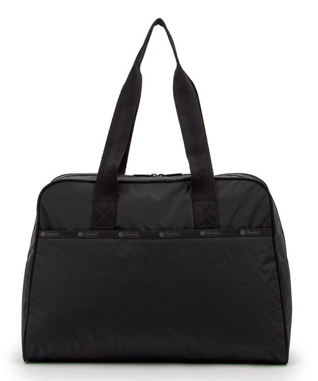 LeSportsac SMALL CARRYALL DUFFLE/リサイクルドブラックJP リサイクルドブラックJP