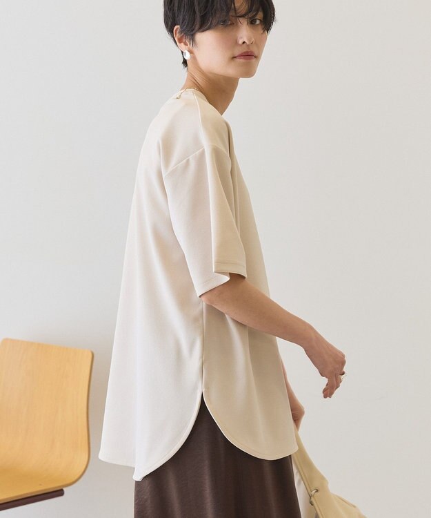 AMERICAN HOLIC 【予約】【接触冷感】ジョーゼットプルオーバー【WEB限定カラー有り】 Light Beige