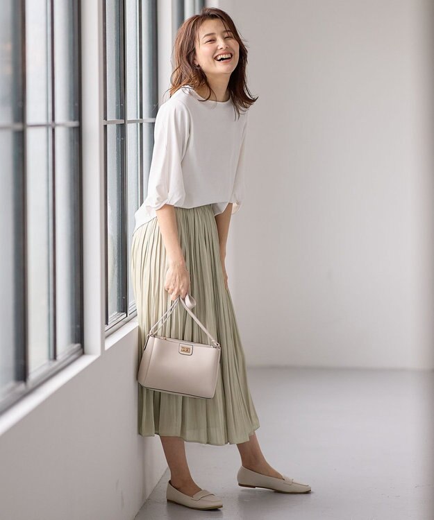 ANY 【WEB限定】シルケットスムース ツイストリーブプルオーバー オフ