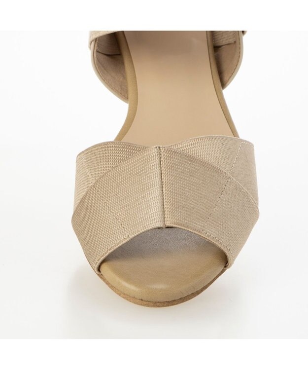 Riz raffinee <Riz raffinee>モチーフウェッジソールサンダル ベージュ