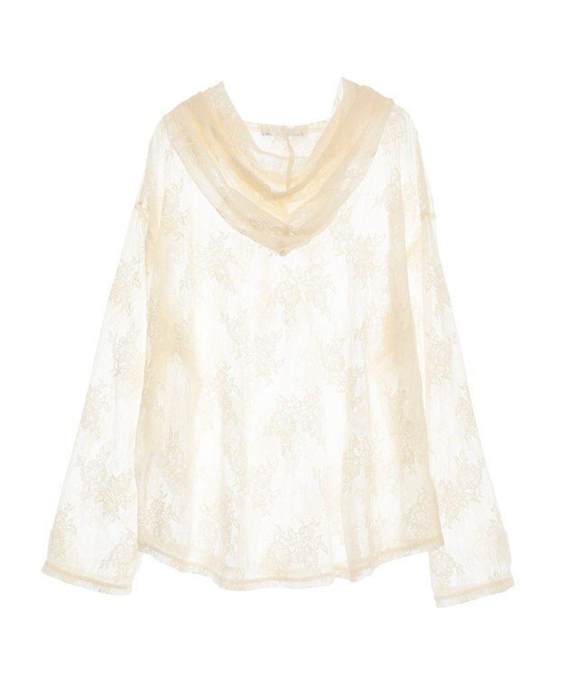 Green Parks ・ＳＵＧＡＲ　ＳＰＯＯＮ　シアーレースフーディー Ivory