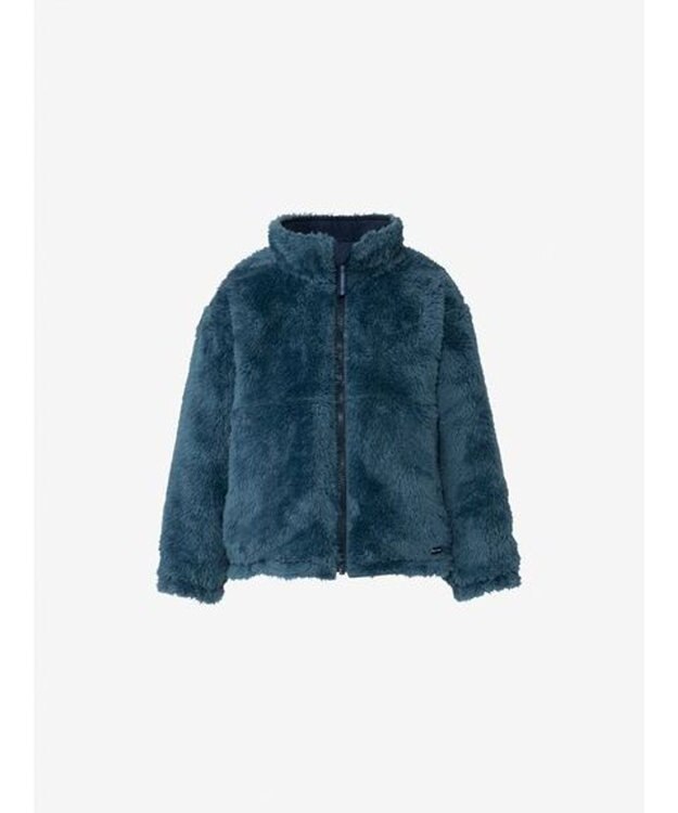 HELLY HANSEN 【キッズ】シャギーフリースリバーシブルジャケット オーシャンネイビー×アイボリー