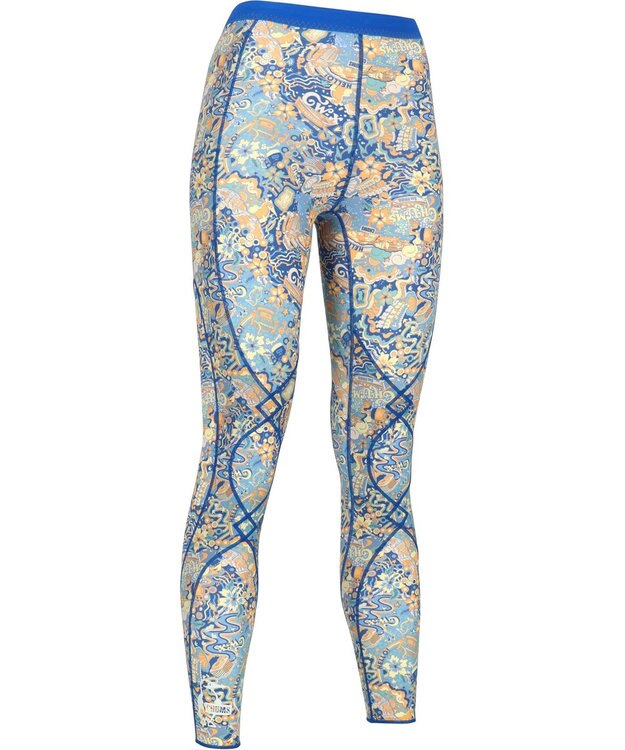 CW-X 【WOMEN】 CW-X 【CHUMS (チャムス)コラボ】 レディーススポーツタイツ ひざの負荷・運動時の筋肉の疲労を軽減 ロング丈 ジョギング ウォーキング LNY310 /ワコール ブルー