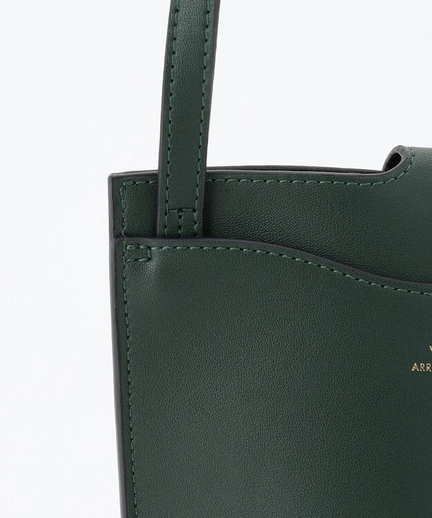 23区 アウトシームポシェット ダークグリーン系