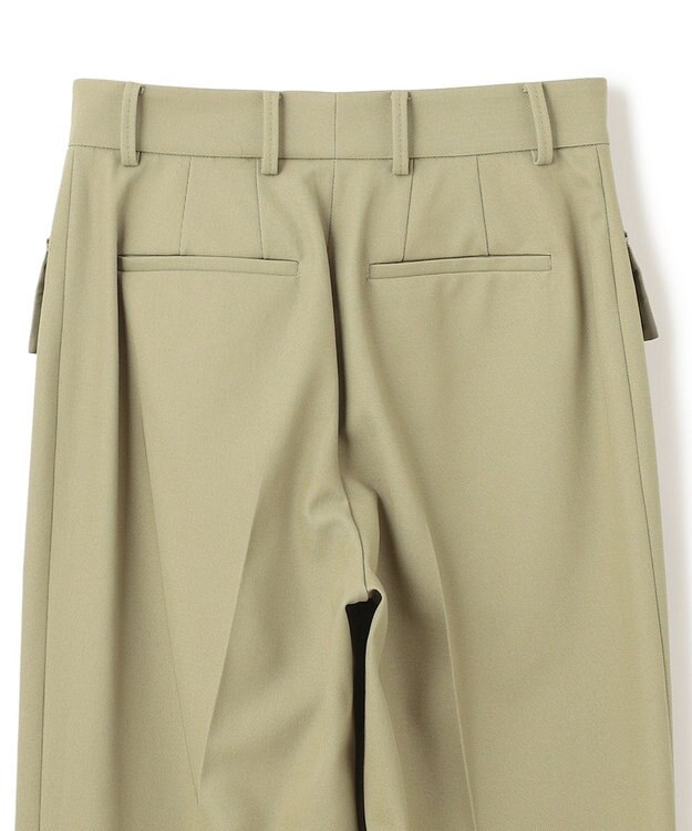 JOSEPH 【洗える】オーガニックツイル　ワイドトラウザーズ Dark Olive