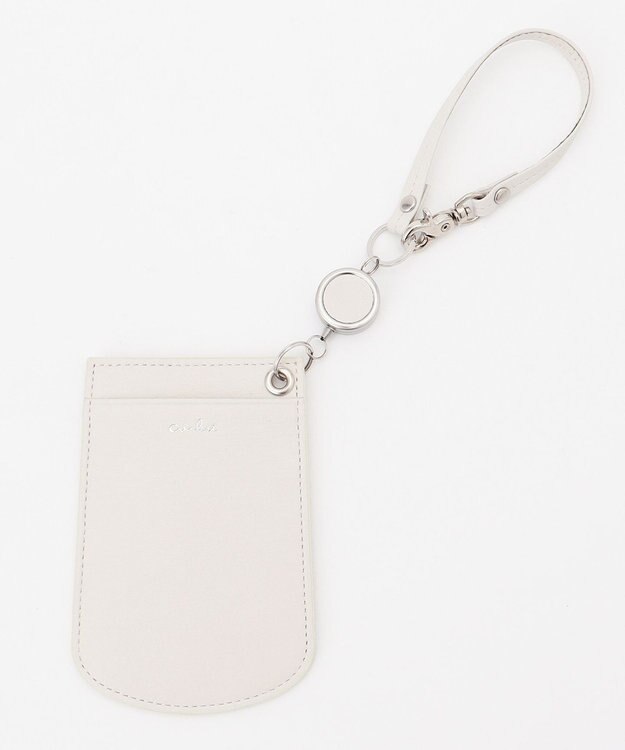 airlist リール付きパスケース Tram トラム アイボリー